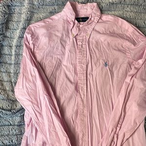 Pink Polo Ralph Lauren Dress Shirt! Size 16 neck.